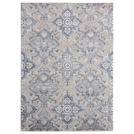 United Weavers Of America Cascades Leavenworth Blue Area Rectangle Rug, 7 ft. 10 in. x 10 ft. 6 in. 2601 10560 912